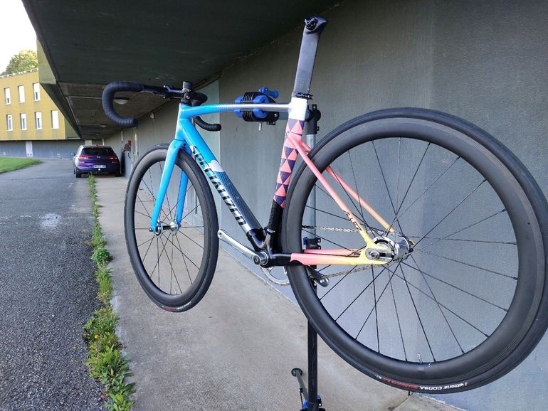 Used Specialized Allez Sprint Track Frameset – Red Hook Crit LTD 2019 2019 Road & Gravel, Blue — image 2 of 26