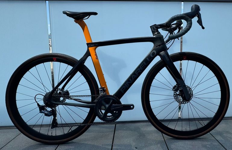 Used Pinarello GAN GR DISK 2019 Frameset 2019 Road & Gravel, Light Gray — image 1 of 12
