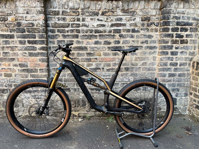Used Canyon Spectral CFR 9.0 SL 2019 Mountainbike, Schwarz — image 3 of 15