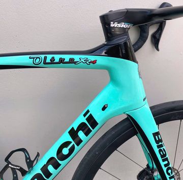 Used Bianchi OLTRE XR4 DISC/ULTEGRA 12s Di2+C36+VISION METRON ACR Gr.57(59) BESTzustand 2022 Road & Gravel, Green — image 10 of 11