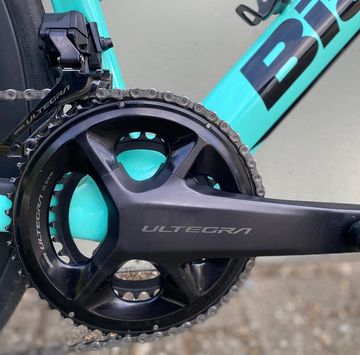 Used Bianchi OLTRE XR4 DISC/ULTEGRA 12s Di2+C36+VISION METRON ACR Gr.57(59) BESTzustand 2022 Road & Gravel, Green — image 3 of 11