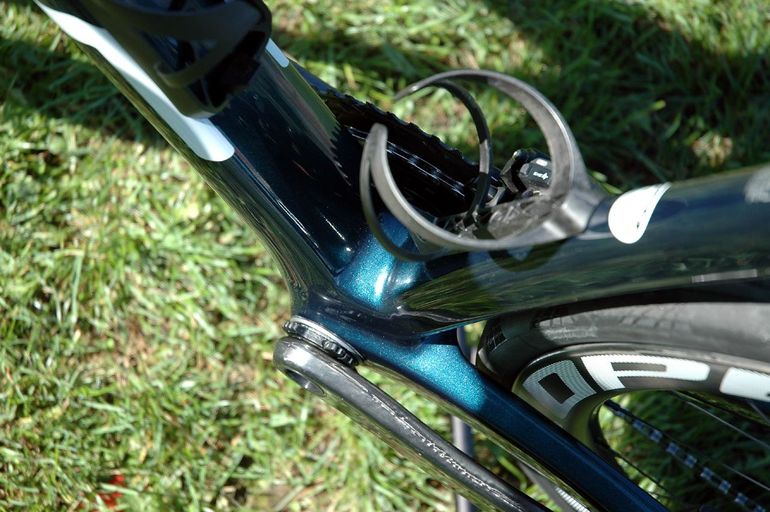Used BMC TEAMmachine SLR01 DISC Rahmen-/frame-Set frameset DEEP-SEA/NEON-RED Gr.56 2024 Road & Gravel, Green — image 10 of 15
