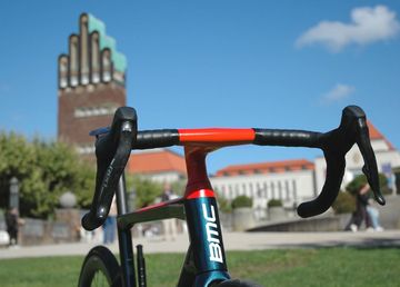 Used BMC TEAMmachine SLR01 DISC Rahmen-/frame-Set frameset DEEP-SEA/NEON-RED Gr.56 2024 Road & Gravel, Green — image 5 of 15