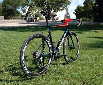 Used BMC TEAMmachine SLR01 DISC Rahmen-/frame-Set frameset DEEP-SEA/NEON-RED Gr.56 2024 Road & Gravel, Green — image 15 of 15