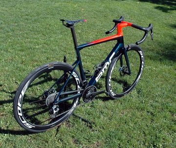 Used BMC TEAMmachine SLR01 DISC Rahmen-/frame-Set frameset DEEP-SEA/NEON-RED Gr.56 2024 Road & Gravel, Green — image 2 of 15