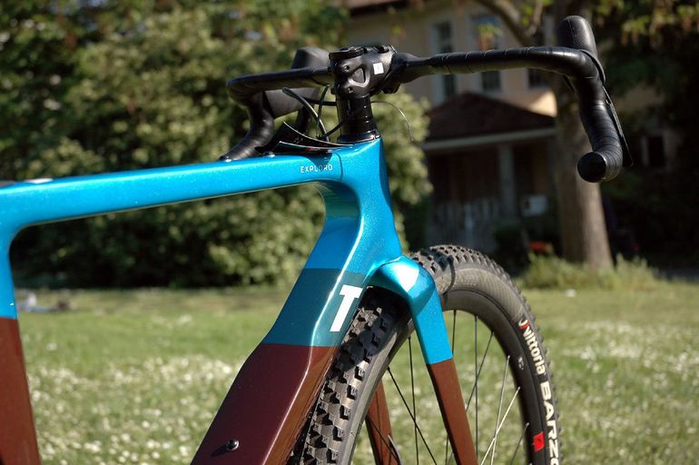 Used 3T EXPLORO Race MAX EAGLE AXS Gravel/Gravelbike/SRAM AXS 12s/Gr.XXS/VK 5899, -- 2023 Road & Gravel, Blue — image 10 of 16