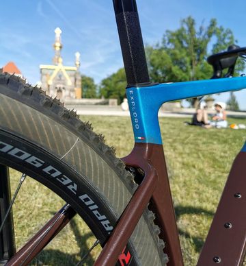 Used 3T EXPLORO Race MAX EAGLE AXS Gravel/Gravelbike/SRAM AXS 12s/Gr.XXS/VK 5899, -- 2023 Road & Gravel, Blue — image 4 of 16