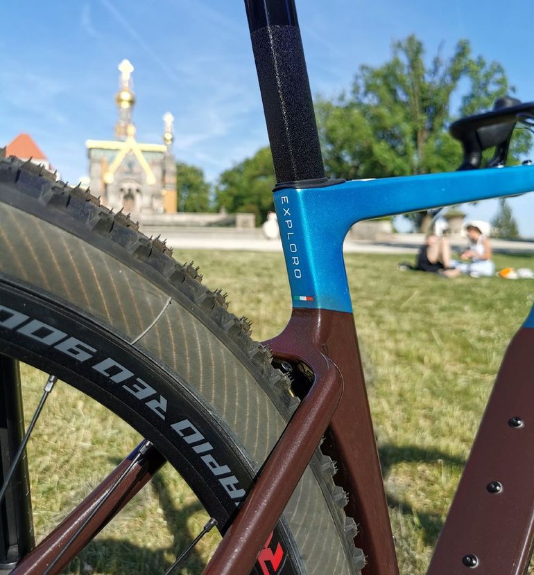 Used 3T EXPLORO Race MAX EAGLE AXS Gravel/Gravelbike/SRAM AXS 12s/Gr.XXS/VK 5899, -- 2023 Road & Gravel, Blue — image 4 of 16