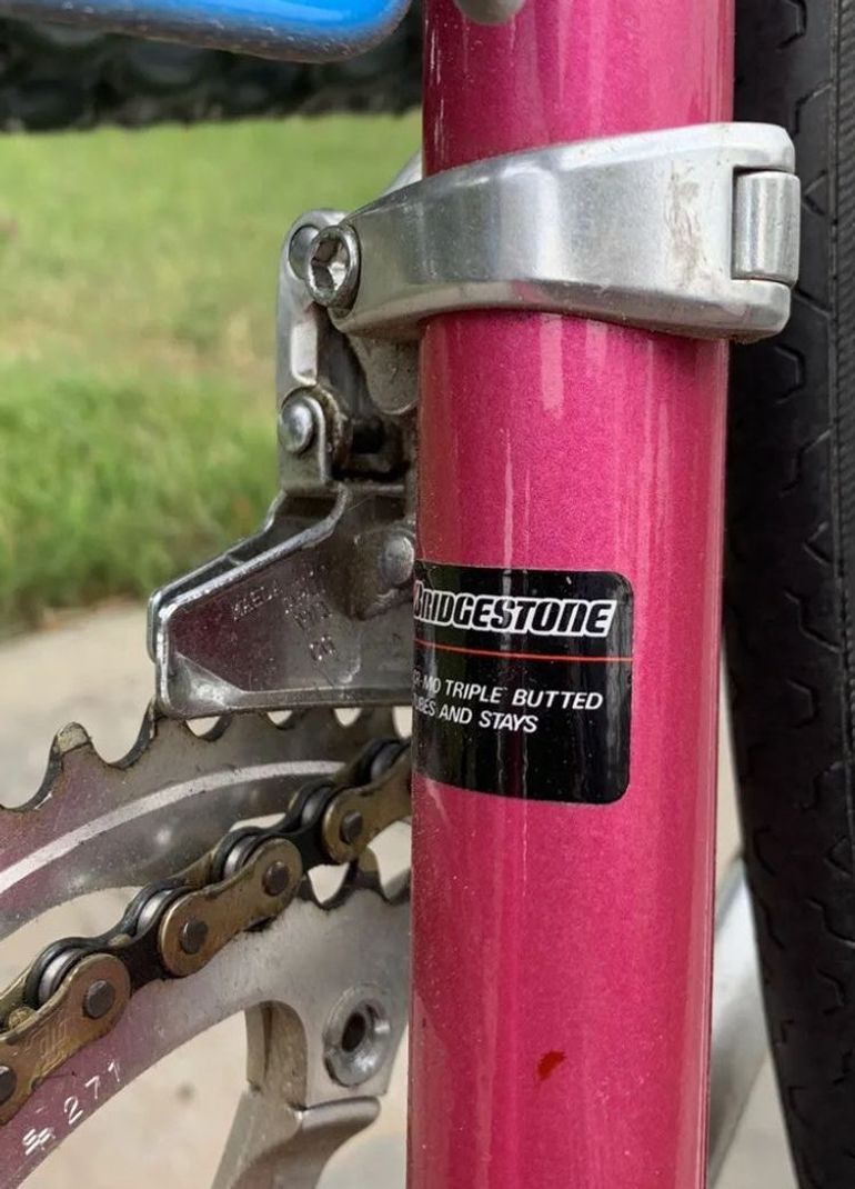 Used Bridgestone 550 1987 Road & Gravel, Red — image 10 of 12