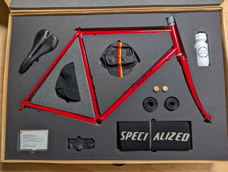 Used Specialized Allez Anniversary Steel Frame 2014 Road & Gravel, Red — image 1 of 12