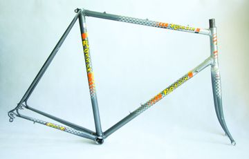 Road Bike Rossin Columbus Matrix (Cromor) Frameset 1986 Road & Gravel usato, Grigio chiaro — immagine 2 di 10