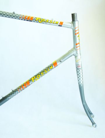 Road Bike Rossin Columbus Matrix (Cromor) Frameset 1986 Road & Gravel usato, Grigio chiaro — immagine 7 di 10