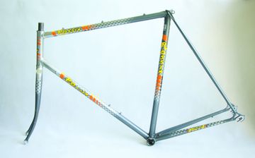 Road Bike Rossin Columbus Matrix (Cromor) Frameset 1986 Road & Gravel usato, Grigio chiaro — immagine 3 di 10