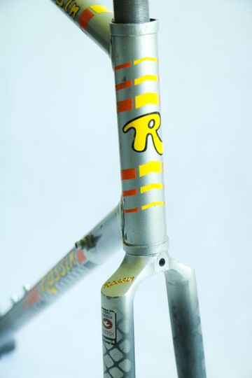 Road Bike Rossin Columbus Matrix (Cromor) Frameset 1986 Road & Gravel usato, Grigio chiaro — immagine 5 di 10