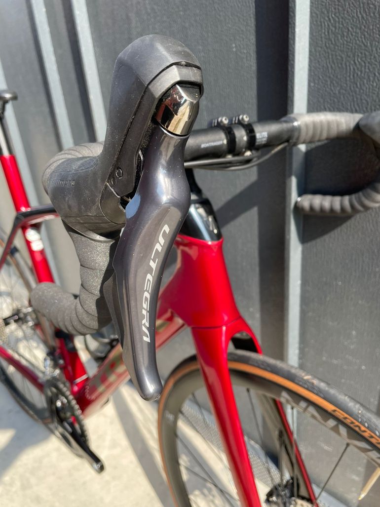 Used Trek Domane SL 6 Gen 3 2023 2023 Road & Gravel, Red — image 9 of 12