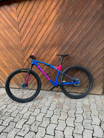 Used Trek Supercaliber 9.9 XX1 AXS 2022 2022 Mountainbike, Blue, 29 — image 4 of 9