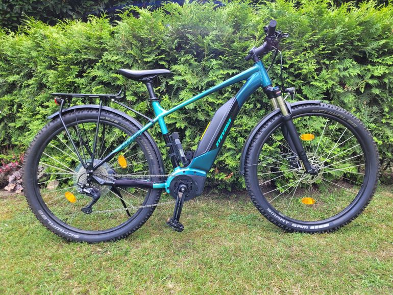 Used Stevens E-Tremalzo 2021 Mountainbike, Blue — image 1 of 8