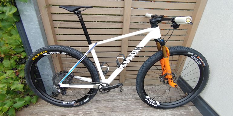 Used Canyon Exceed CFR Team 2022 Mountainbike, Weiß — image 3 of 4