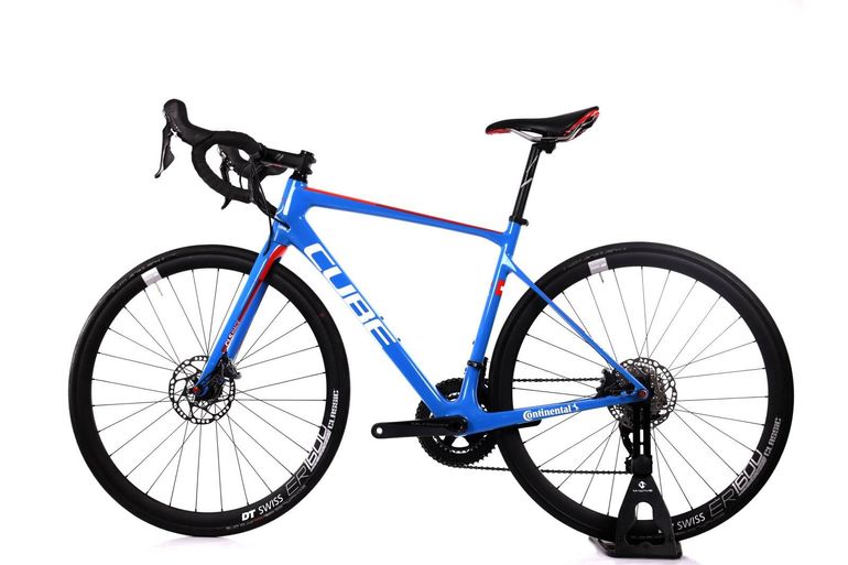 Used CUBE Attain 2020 Road & Gravel, shop.filter.color.0000ff — image 3 of 20