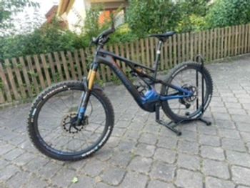 Used Specialized S-Works Turbo Levo 2022 Mountainbike, Blau — image 1 of 13