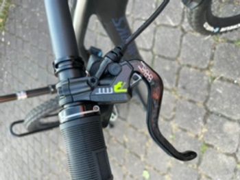 Used Specialized S-Works Turbo Levo 2022 Mountainbike, Blau — image 3 of 13