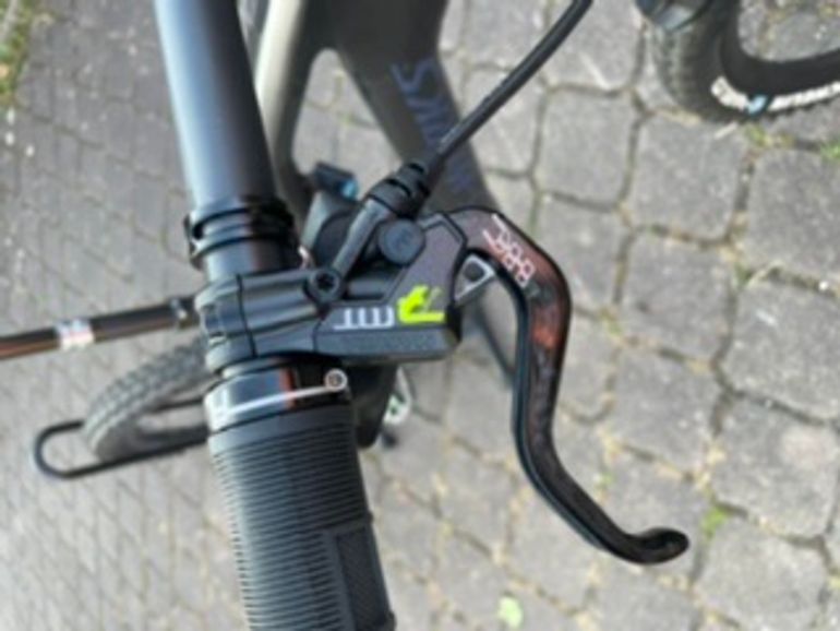 Used Specialized S-Works Turbo Levo 2022 Mountainbike, Blau — image 3 of 13