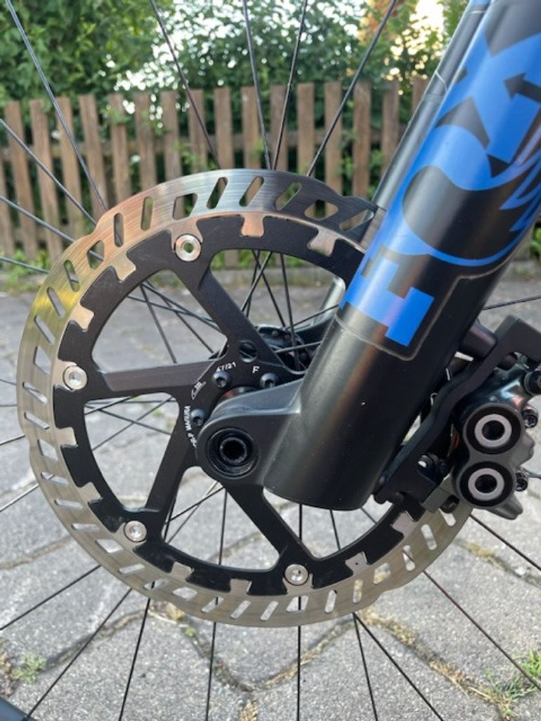 Used Specialized S-Works Turbo Levo 2022 Mountainbike, Blau — image 12 of 13