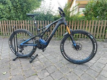 Used Specialized S-Works Turbo Levo 2022 Mountainbike, Blau — image 5 of 13