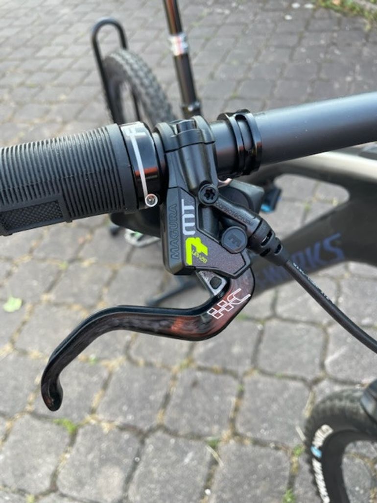 Used Specialized S-Works Turbo Levo 2022 Mountainbike, Blau — image 10 of 13