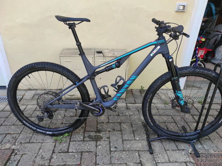 Used Canyon Lux Trail CF 7 2022 2022 Mountainbike, Hellgrau, 29 — image 1 of 6