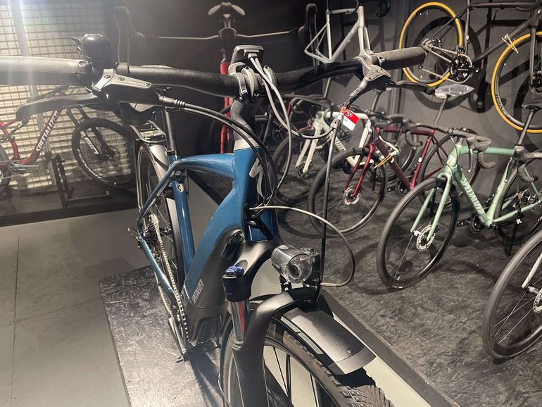 Used Specialized Turbo Vado 3.0 TEST 2021 Mountainbike, Blue — image 4 of 9