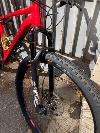 Used ROCKRIDER 29" Hardtail Mountain Bike XC 500 2018 Mountainbike, Red — image 6 of 9