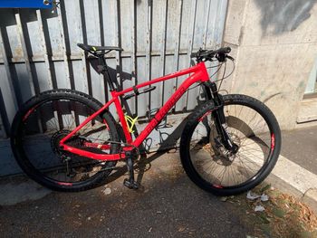 Used ROCKRIDER 29" Hardtail Mountain Bike XC 500 2018 Mountainbike, Red — image 2 of 9