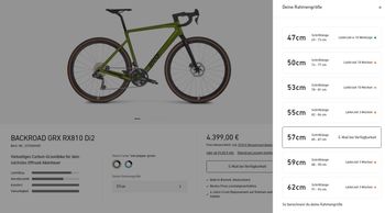 Used Rose BACKROAD GRX RX810 Di2 2022 Road & Gravel, Green — image 5 of 5