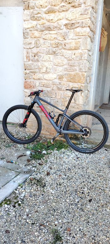 Used BMC FOURSTROKE 01 THREE 2019 2019 Mountainbike, Light Gray, 29 — image 2 of 6