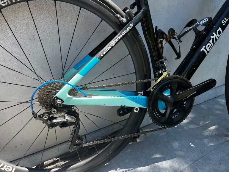 Used Custom Terka SL Road Bike 2000 Road & Gravel, Blue — image 3 of 5