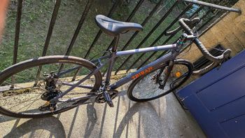 Used TRIBAN Comfortable, light carbon fork and disc brake RC 120 road bike 2023 2023 Road & Gravel, Blu — image 2 of 9