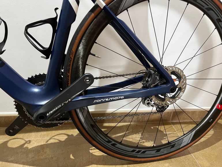 Used Eddy Merckx SanRemo76 Disc — Shimano Ultegra Di2 DB 2020 2020 Road & Gravel, Blue — image 6 of 7