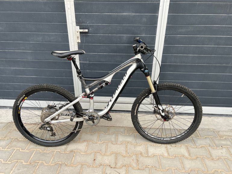 Used Specialized Stumpjumper FSR Comp EVO 2012 2012 Mountainbike, Hellgrau, 26 — image 1 of 7