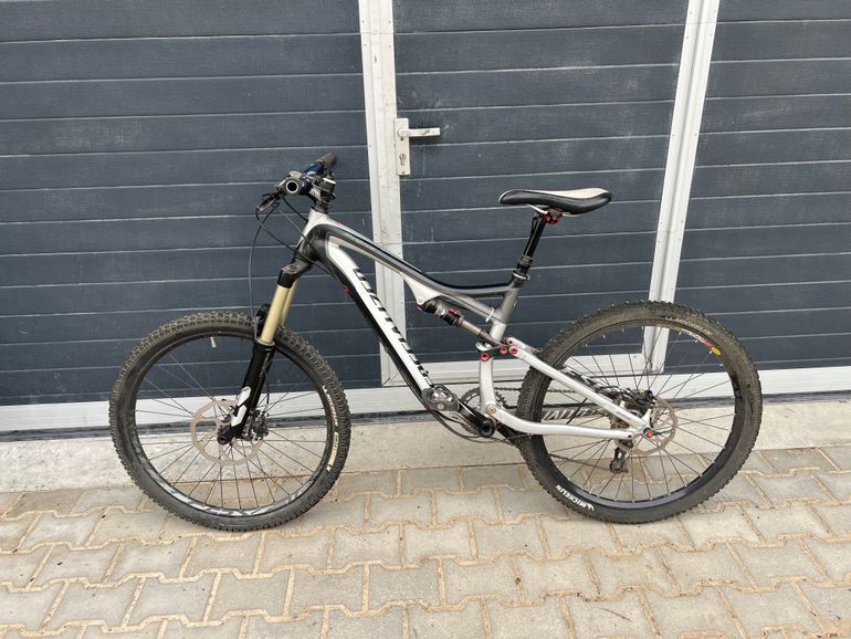Used Specialized Stumpjumper FSR Comp EVO 2012 2012 Mountainbike, Hellgrau, 26 — image 2 of 7
