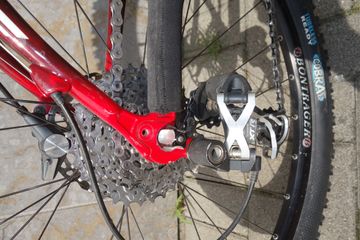 Used Trek Elite Team Issue 9.9, XC-MTB 2008 Mountainbike, Red — image 9 of 12