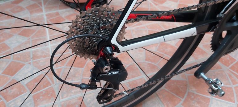 Used CUBE attain gtc 2016 2016 Road & Gravel, Red — image 4 of 7