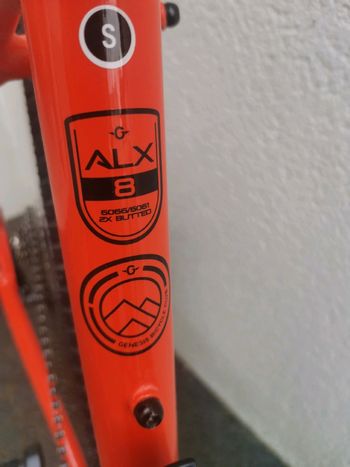 Used Genesis CDA 10 1X 2023 2023 Road & Gravel, Orange — image 6 of 8