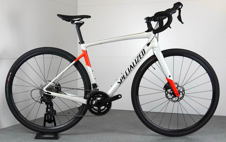 Used Specialized Men's Diverge Comp 2018 2018 Road & Gravel, Weiß — image 1 of 7