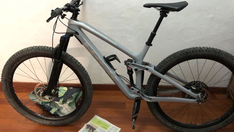 Used Trek Fuel EX 9.8 29 2019 2019 Mountainbike, Gris claro — image 4 of 11