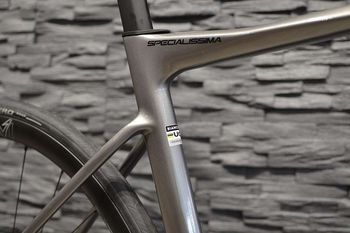 Used Bianchi SPECIALISSIMA COMP 105 Di2 2025 Road & Gravel, Light Gray — image 8 of 9