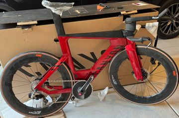 Used Canyon Speedmax CFR eTap 2024 2024 Road & Gravel, Red — image 2 of 4