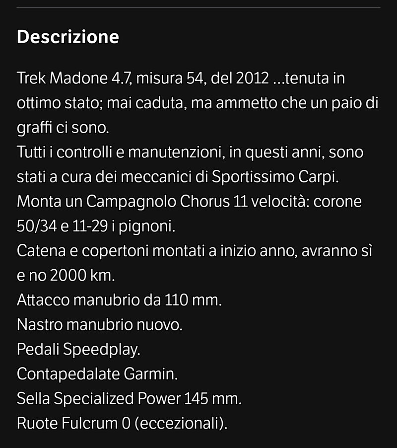 Used Trek Madone 4.7 H2 (Compact) 2012 2012 Road & Gravel, White — image 7 of 7
