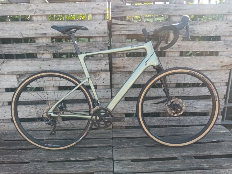 Tweedehands Cannondale Topstone Carbon 2 Lefty Road & Gravel
