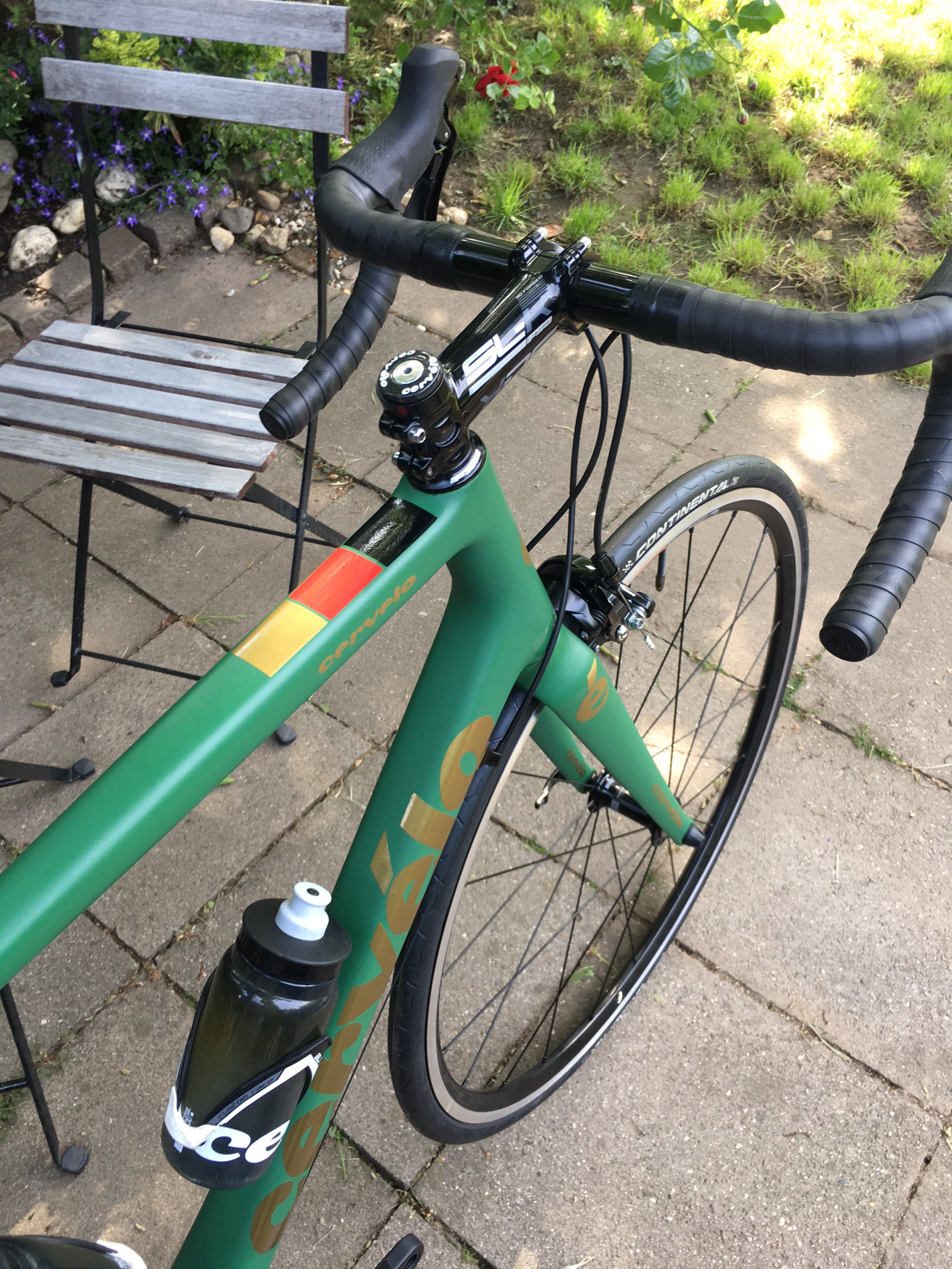 Cadre Carbone Cervelo R3 56 Cm - Frein Sur Jante - Peinture Personnalisée Noire